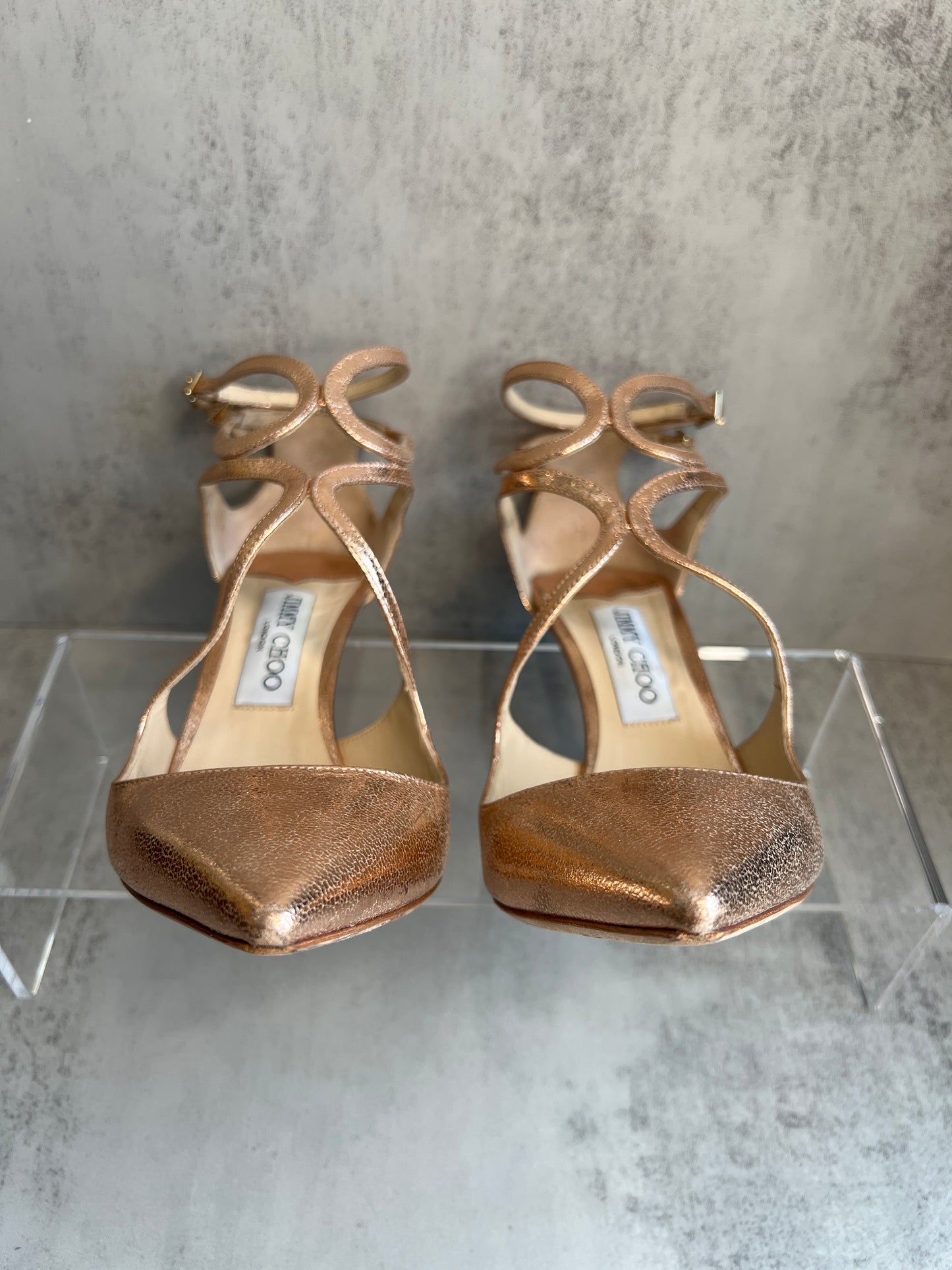 JIMMY CHOO Lancer 100  Leather  Pumps