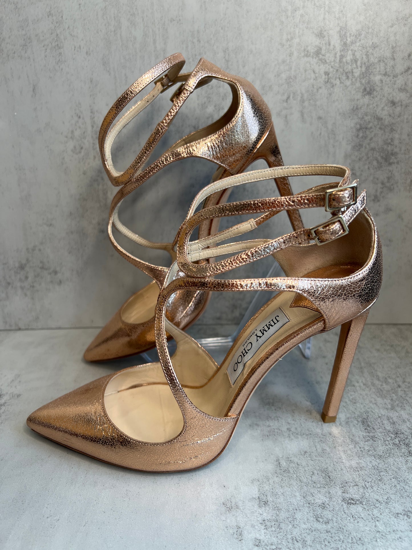 JIMMY CHOO Lancer 100  Leather  Pumps