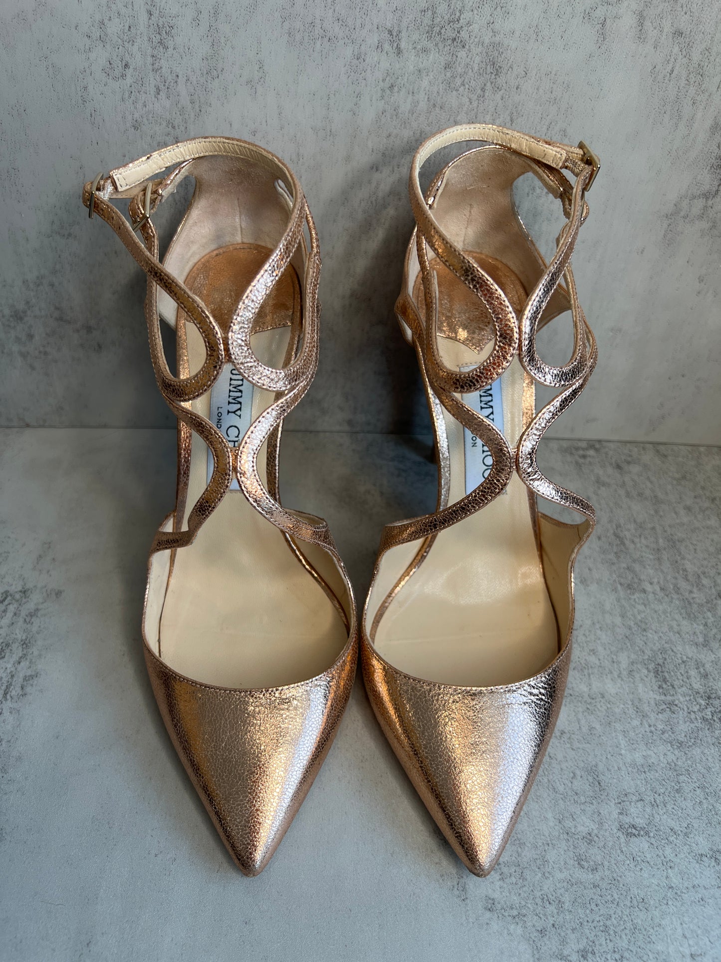 JIMMY CHOO Lancer 100  Leather  Pumps