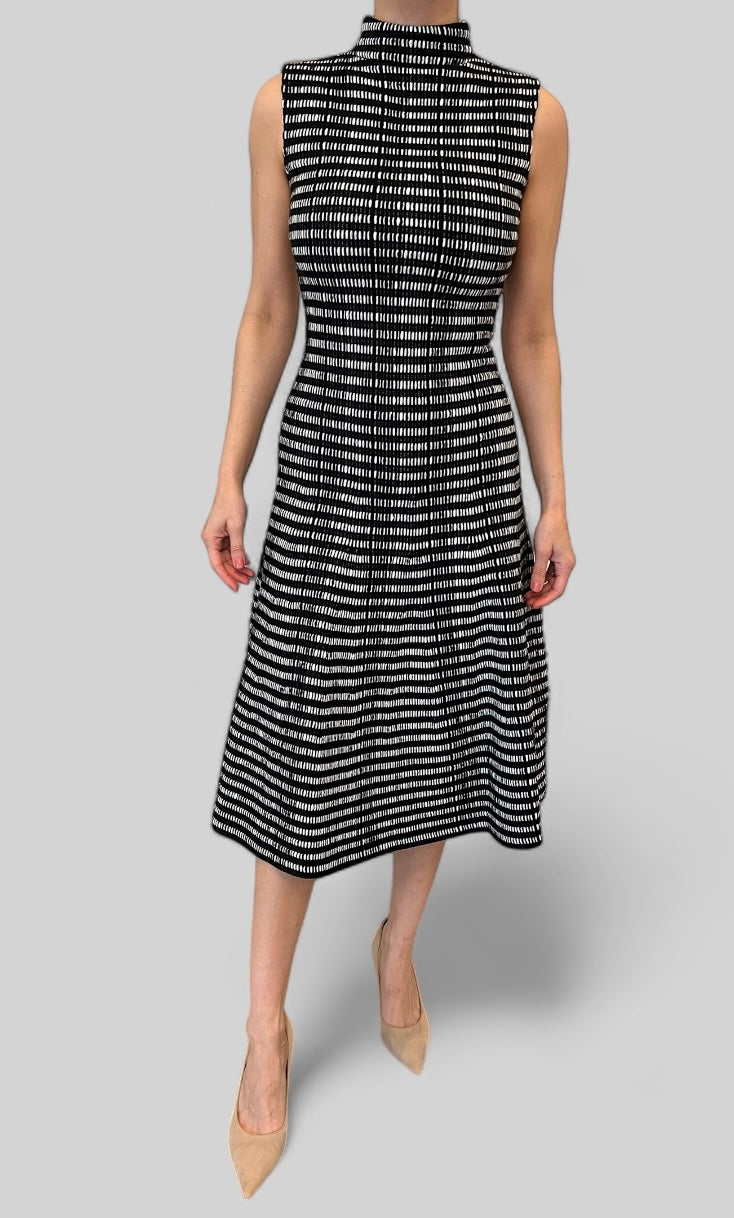 St. John Boucle Fit and Flare Dress Size 2