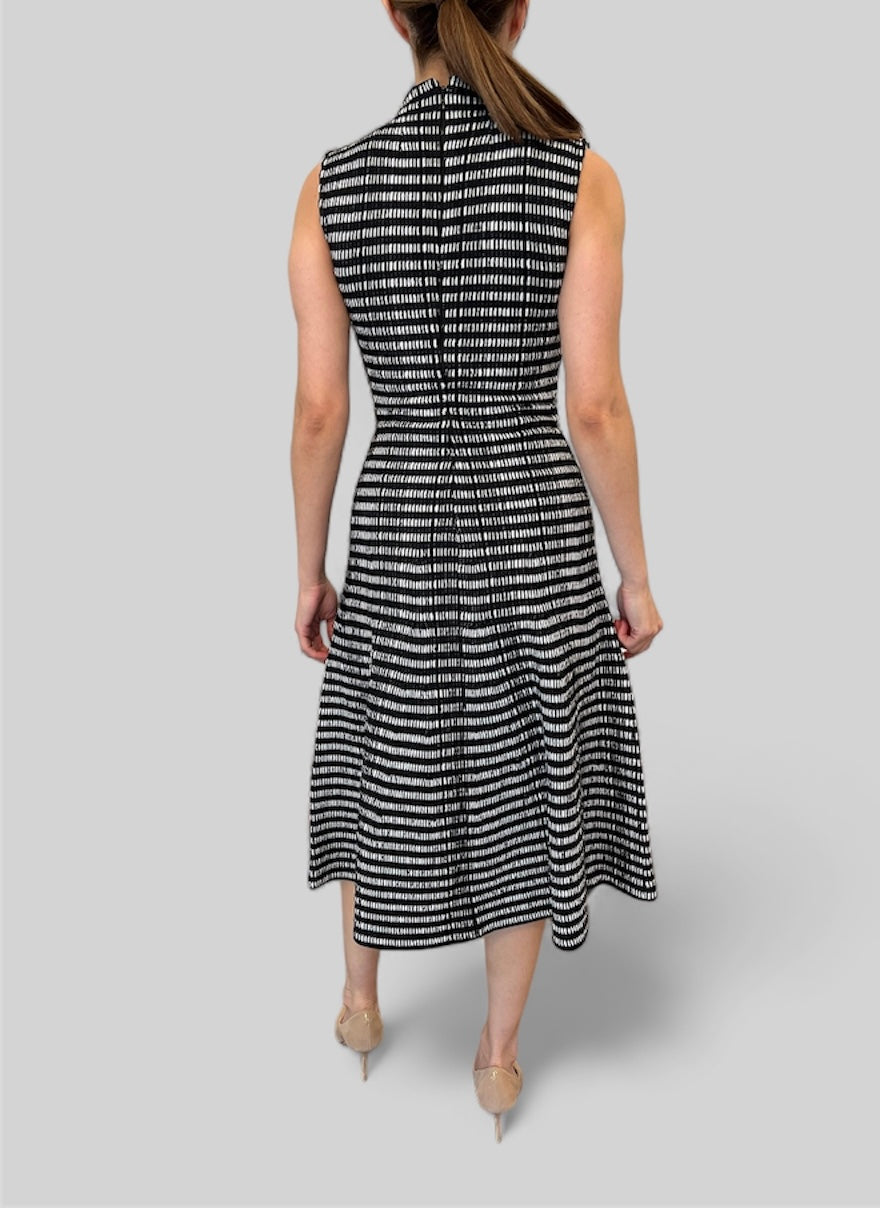 St. John Boucle Fit and Flare Dress Size 2