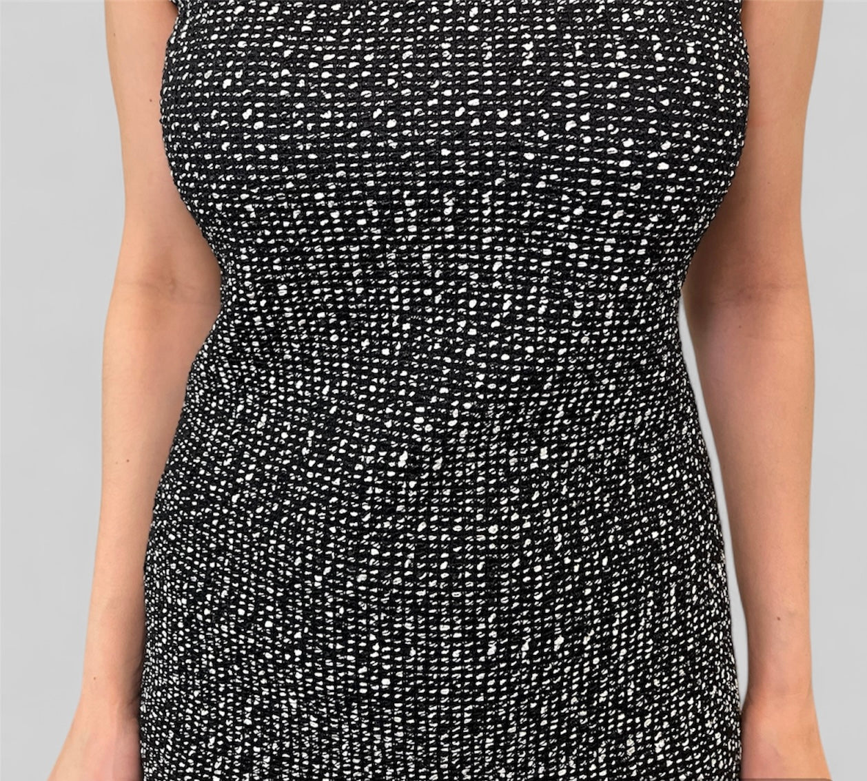 St. John Silk-Trimmed Tweed Knit Jacket and Dress