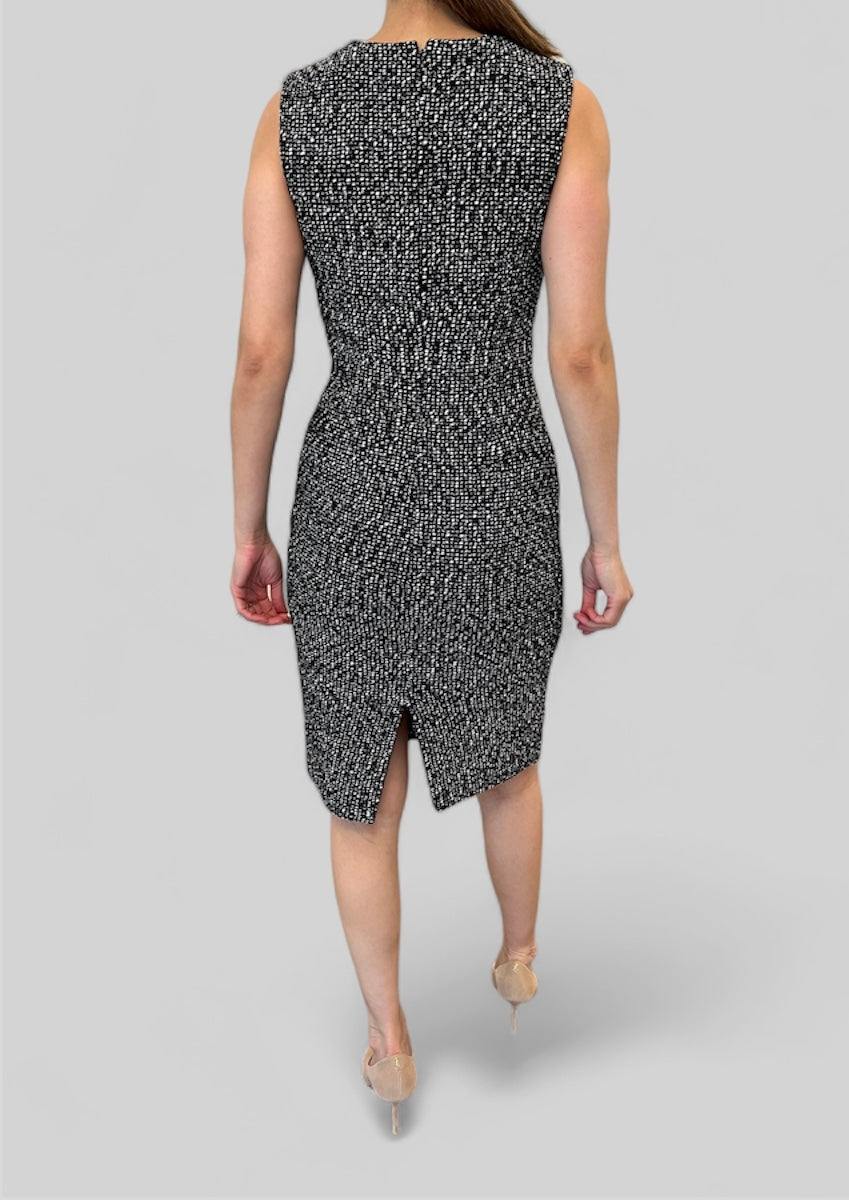 St. John Silk-Trimmed Tweed Knit Jacket and Dress