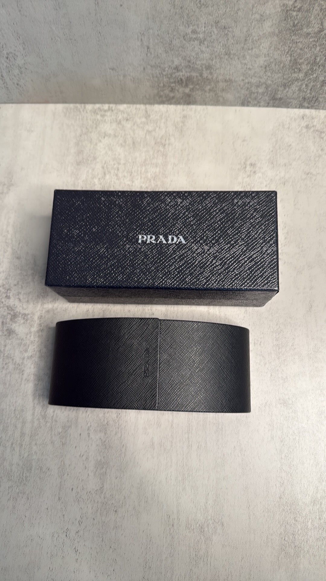 Prada Tortoise Sunglasses with Oversized Cat-Eye Frame & Gradient Lenses